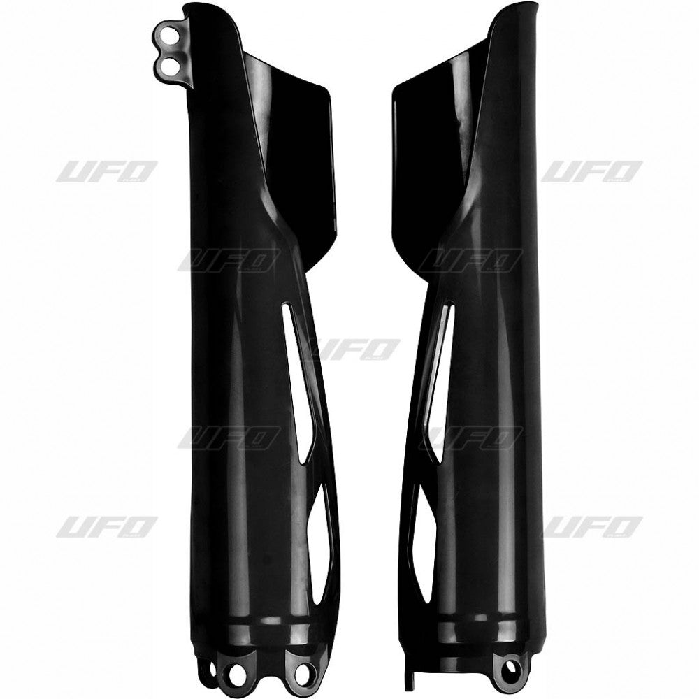 UFO voorvork beschermers Zwart Honda CRF 250R/RX 19- &amp; CRF 450R/RX 19-
