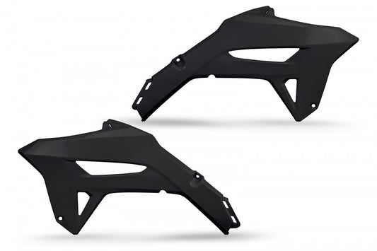 UFO radiator kappen Zwart Honda CRF 250R 2022- & CRF 450R 2021-