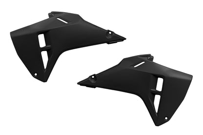 UFO Radiator Kappen Zwart Honda CRF 250R 2022-2024 &amp; CRF 450R 2021-2024 ( restyle 2025 )