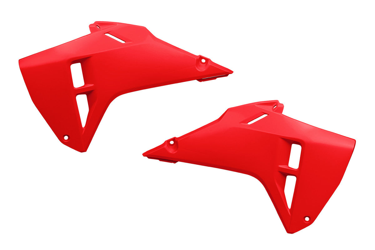 UFO Radiator Kappen Rood/OEM kleur Honda CRF 250R 2022-2024 &amp; CRF 450R 2021-2024 ( restyle 2025 )
