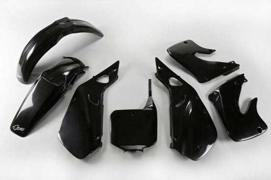 UFO plastic kit Zwart Honda CR 125R 98-99 & CR 250R 97-99