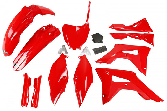 UFO plastic kit Rood Honda CRF 250R 18-21 & CRF 450R 17-20 ( full kit )