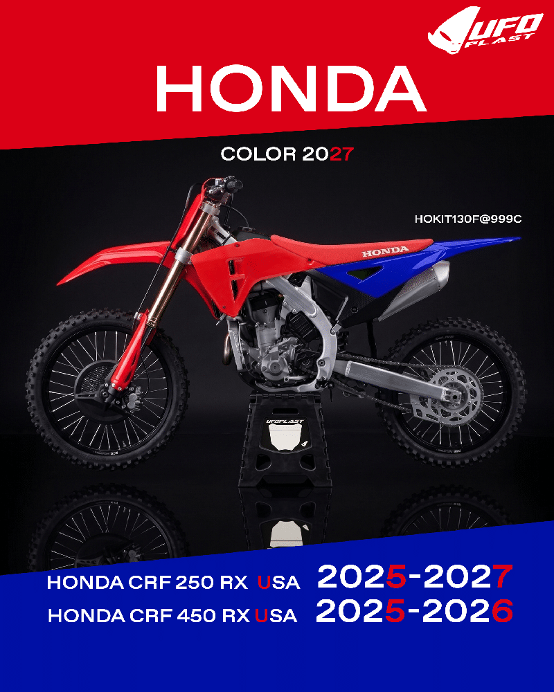 UFO plastic kit Replica Factory HRC 2026 Honda CRF 250RX 2025- & CRF 450RX 2025-2026