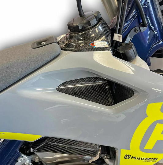 Pro Carbon benzinetank cover ( full set ) Husqvarna TC 125/250 2023-2024 &amp; Husqvarna FC 250/350/450 2023-2024