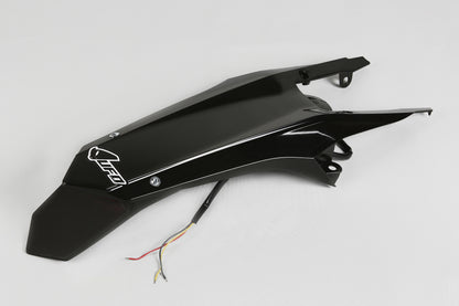 UFO Enduro Achterspatbord met led lamp zwart Husqvarna TE/FE 125/250/300/350/450/501 14-16