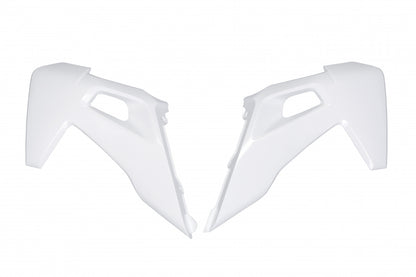UFO radiator kappen Wit 2020 Husqvarna TC/FC 125/250/350/450 19- & FE/TE 125/150/250/300/450/501 20-