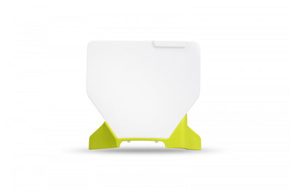 UFO voornummerplaat compleet OEM / Wit - Fluor Geel Husqvarna TC/FC 125/250/350/450 2023-