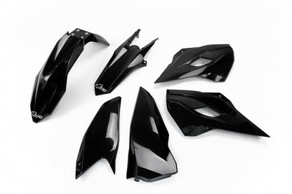 UFO plastic kit Zwart Husqvarna TE/FE 125/250/350/450/501 2014