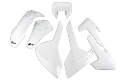 UFO plastic kit Wit/OEM 2019 Husqvarna TE/FE 250/300/350/450/501 17-19