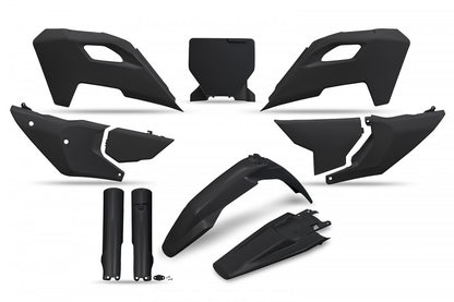 UFO plastic kit Zwart Husqvarna TC/FC 125/250/350/450 2023- ( full kit )
