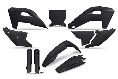 UFO plastic kit Zwart Husqvarna TC/FC 125/250/350/450 2025- ( full kit ) - MxProStoreParts