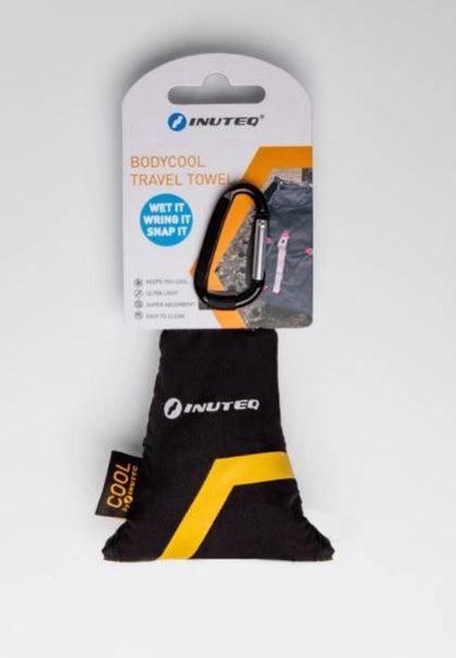 Inuteq Koel handdoek ( voor reizen ) Zwart met UV bescherming - MxProStoreParts