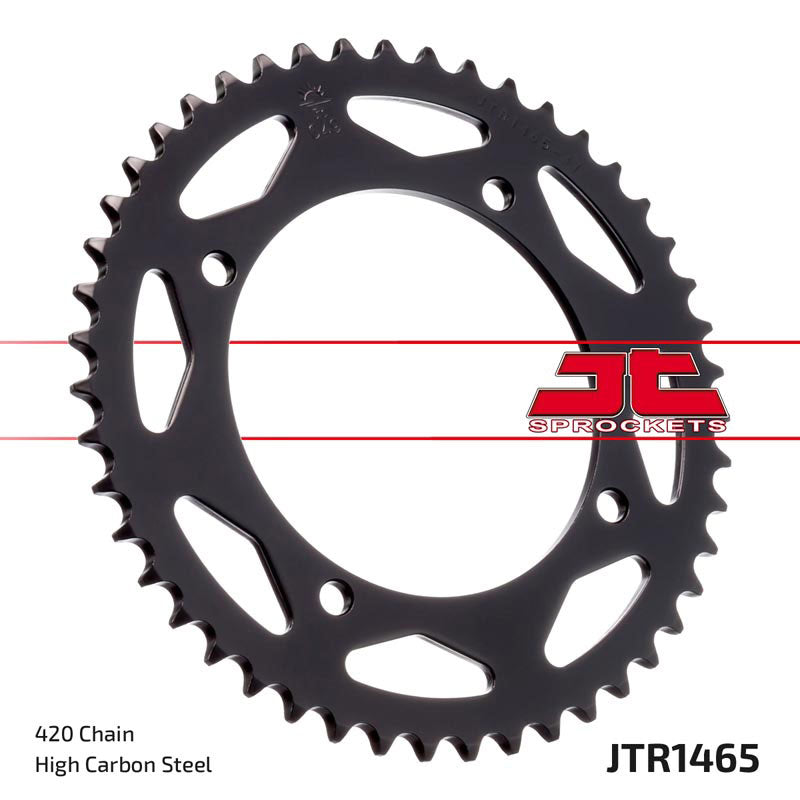 JT Rear Alu Sprocket 7075 T6 Black JTA1465.47BLK
