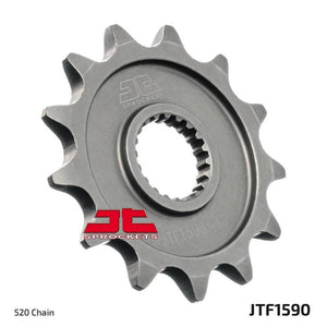 JT Sprockets Pignon avant 14 dents pour Gas Gas EC 250F et EC 300F, Yamaha YZ 125, YZ 250F et WR 250F, Fantic XX/XE 125 (sans rainure de boue)