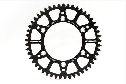 Mino achtertandwiel 51 tands aluminium zwart KTM SX/SX-F/EXC/EXC-F 90- & Husqvarna TC/FC/FE/TE 125/150/250/350/450/501 14-20