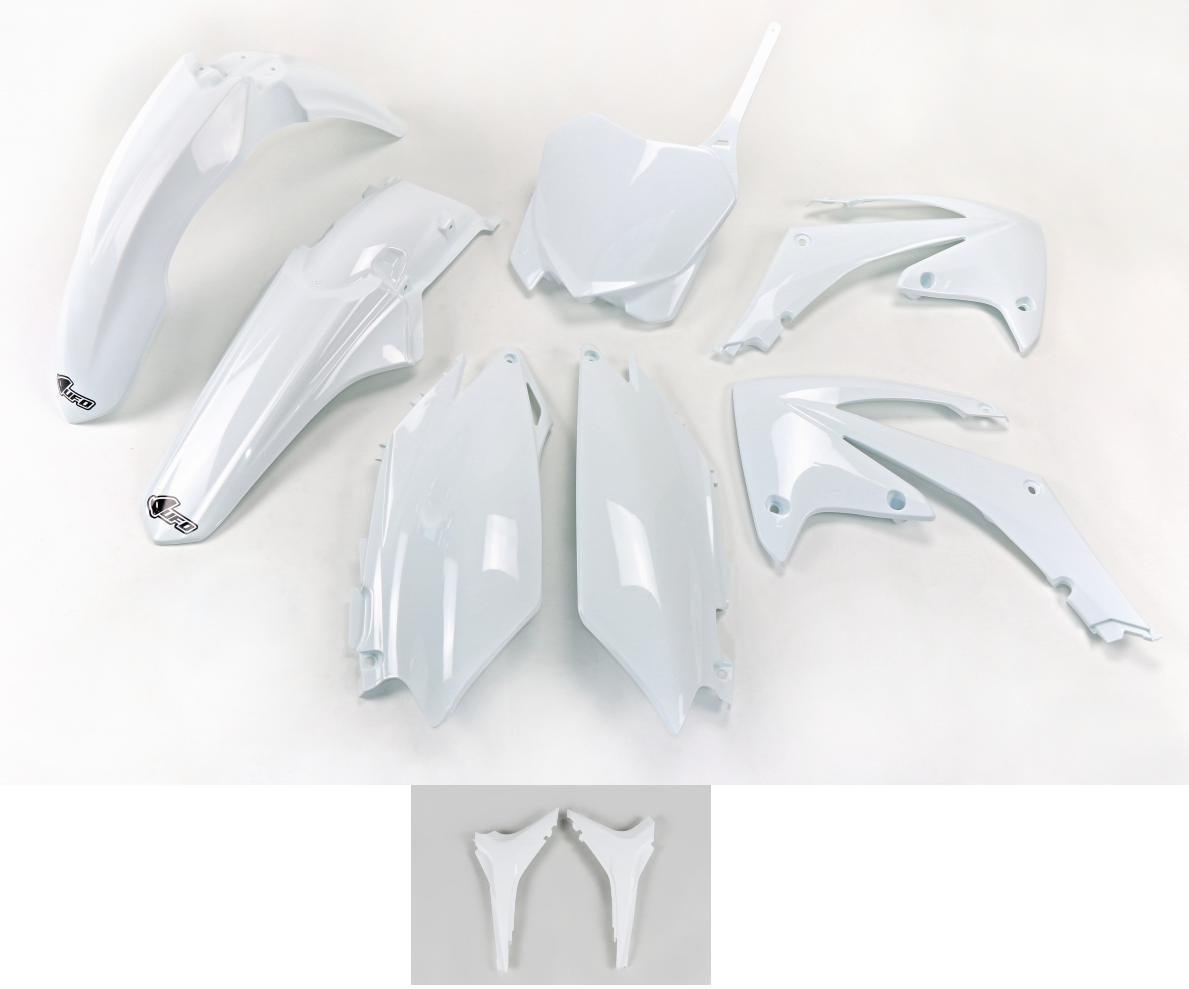 X-fun plastic kit met airbox covers Wit Honda CRF 250R 2011-2013 &amp; CRF 450R 2011-2012
