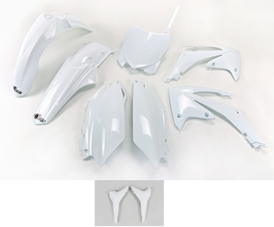 X-fun plastic kit met airbox covers Wit Honda CRF 250R 2011-2013 &amp; CRF 450R 2011-2012