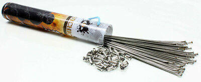 Psychic Achterwiel 18″ RVS spakenset 36 stuks + nippels voor OEM wielen Kawasaki