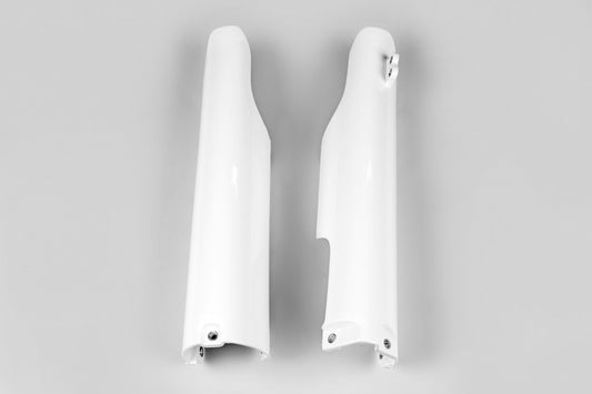 UFO voorvork beschermers Wit Yamaha YZ 125/250 05-07 &amp; YZ 250F/450F 05-07