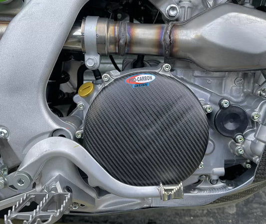 Pro Carbon blok koppelingsdeksel beschermer Kawasaki KX 450 2024