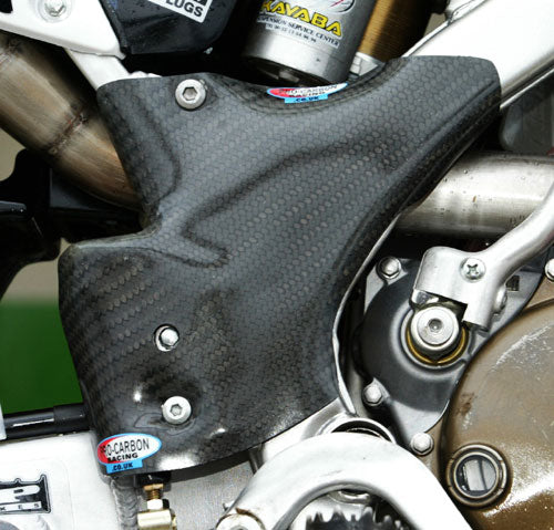 Pro Carbon framebeschermers Kawasaki KX 250F 2004-2005 & Suzuki RM-Z 250 2004-2006