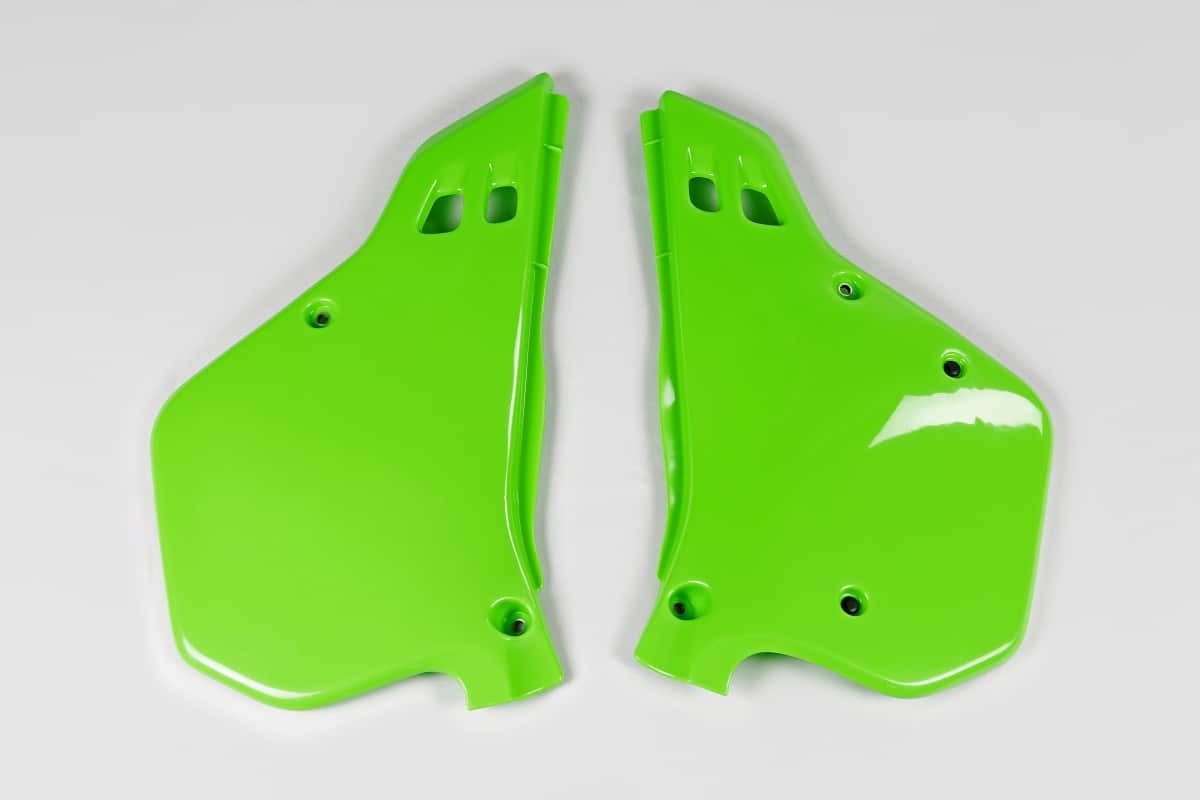 UFO Zijnummerborden KX Groen Kawasaki KX 125/250 90-91 - MxProStoreParts