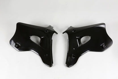 UFO radiator kappen Zwart Kawasaki KX 125/250 94-98