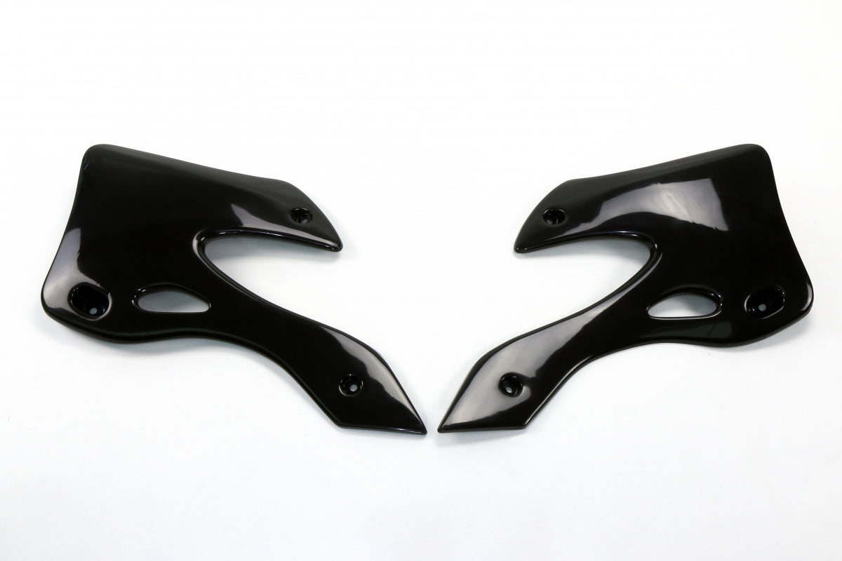 UFO radiator kappen Zwart Kawasaki KX 125/250 99-02