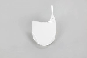 UFO White Front Number Plate for Kawasaki KX 250F/450F 2009-2012