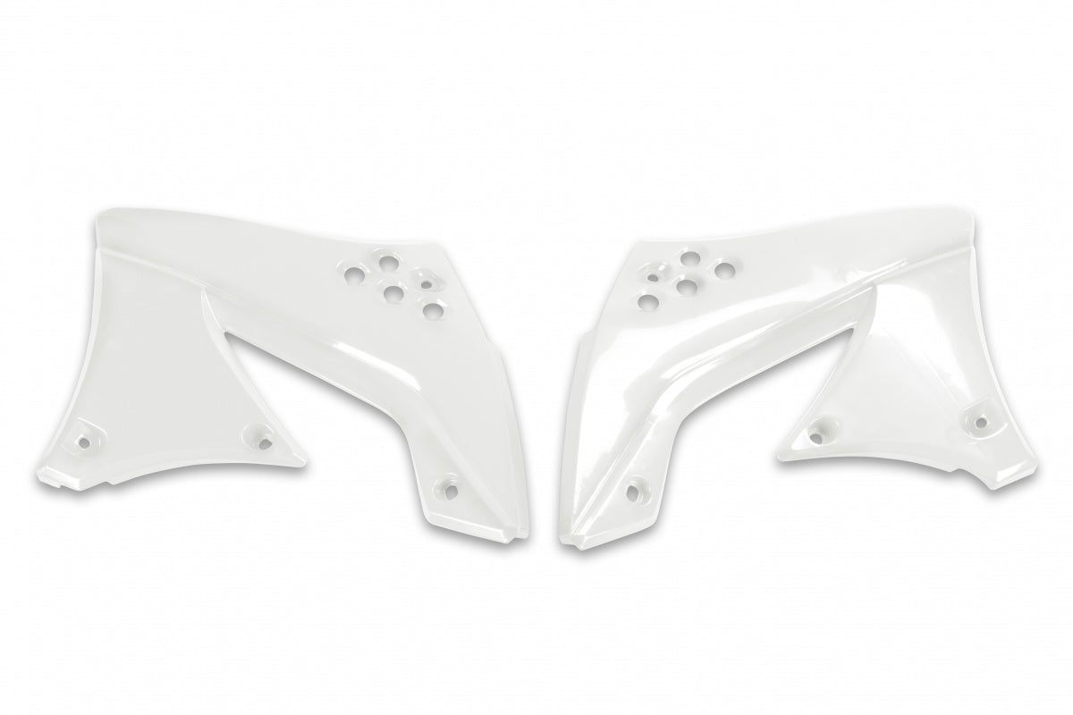 UFO radiator kappen Wit Kawasaki KX 450F 2009-2011