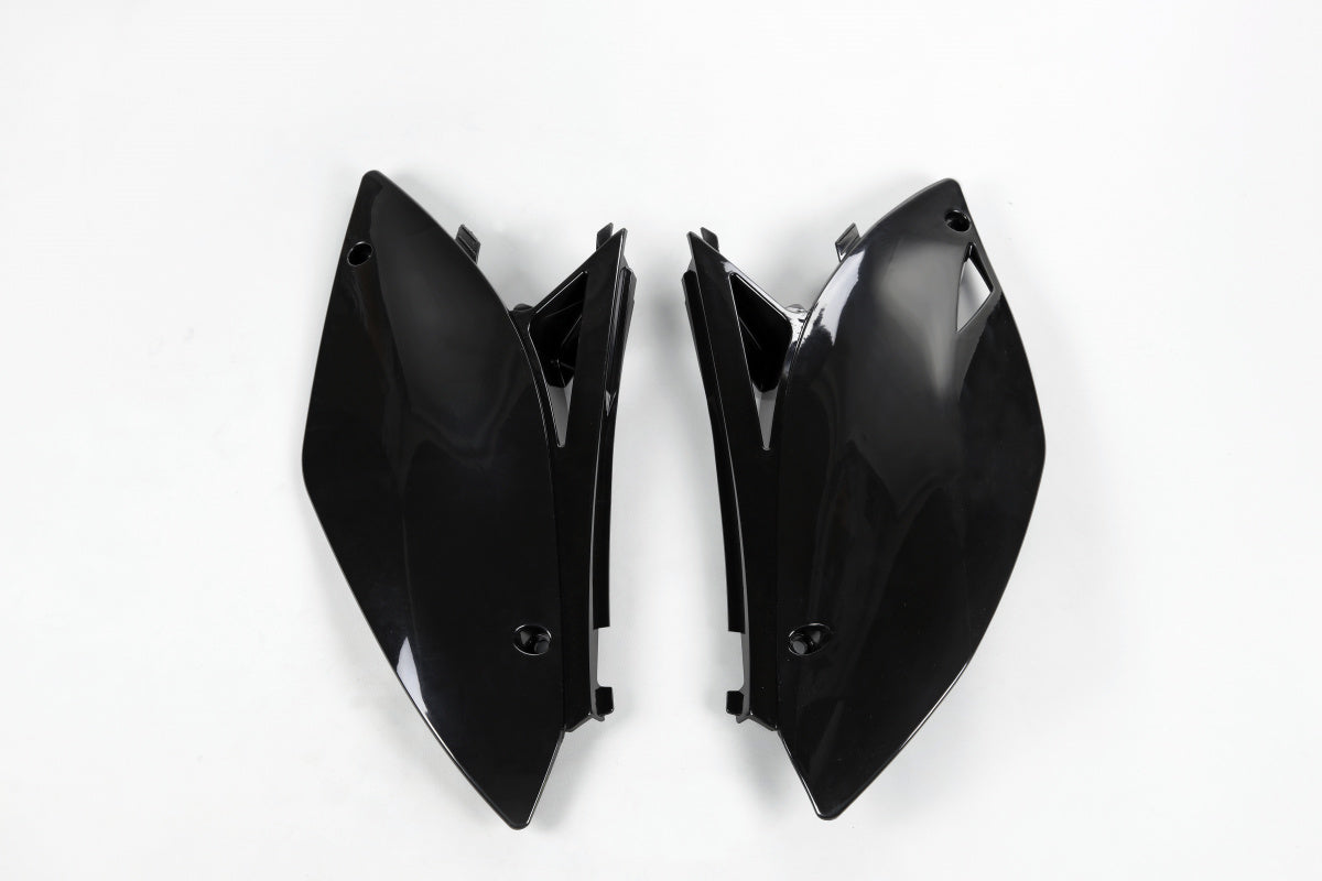 UFO Zijnummerborden Zwart Kawasaki KX 250F 2009-2012 & KX 450F 2009-2011