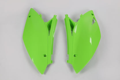 Racetech Zijnummerborden Groen Kawasaki KX 250F 2009-2012 & KX 450F 2009-2011