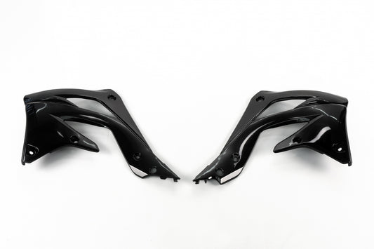 UFO radiator kappen Zwart Kawasaki KX 450F 2012-2015