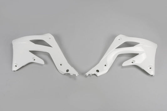 UFO radiator kappen Wit Kawasaki KX 450F 2012-2015