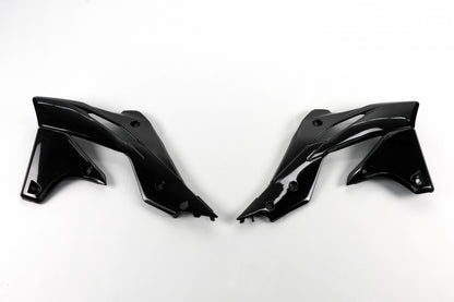 UFO radiator kappen Zwart Kawasaki KX 250F 2013-2016