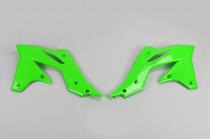 UFO radiator kappen Groen Kawasaki KX 250F 2013-2016