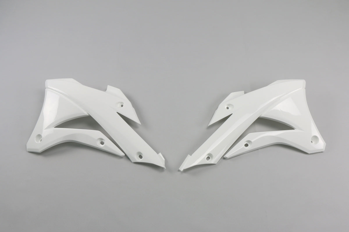 UFO radiator kappen Wit Kawasaki KX 85 2014-