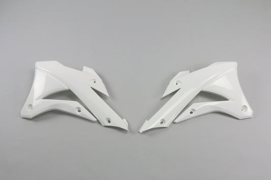 UFO radiator kappen Wit Kawasaki KX 85 2014-