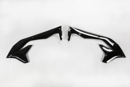 UFO radiator kappen Zwart Kawasaki KX 450F 2016-2018