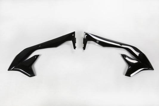 UFO radiator kappen Zwart Kawasaki KX 450F 2016-2018
