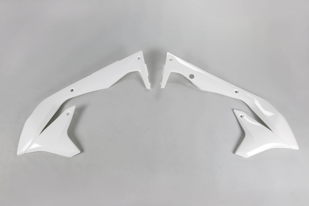 UFO radiator kappen Wit Kawasaki KX 450F 2016-2018