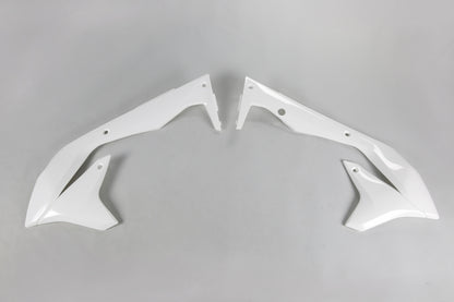 UFO radiator kappen Wit Kawasaki KX 450F 2016-2018