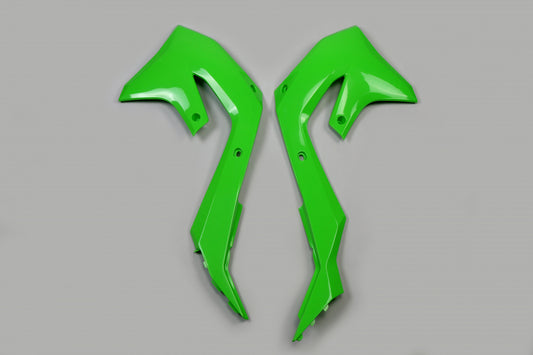 UFO radiator kappen Groen Kawasaki KX 250F 2021-2024 & KX 450F 2019-2023