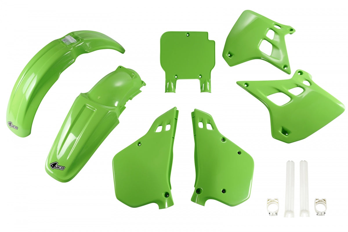 UFO plastic kit ( full kit ) Groen Kawasaki KX 250 90-91