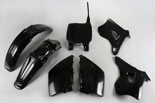 UFO plastic kit Zwart Kawasaki KX 125/250 96-98