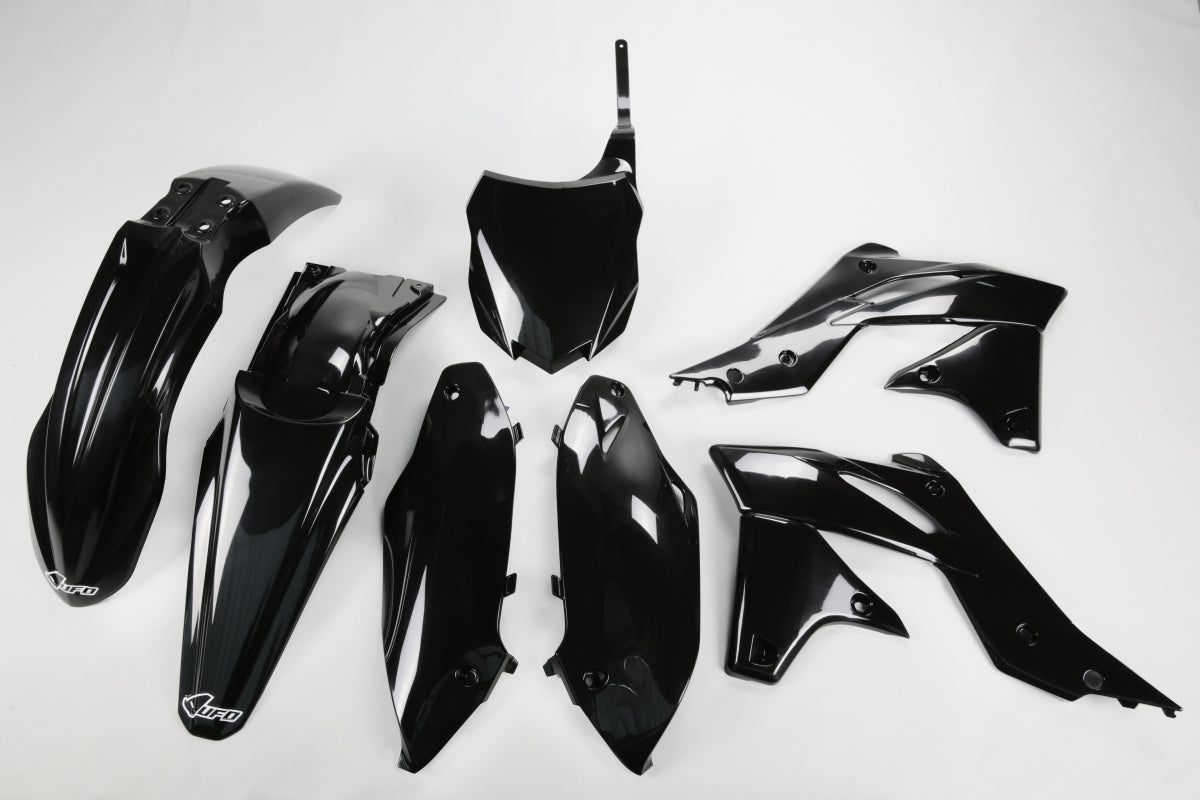 X-fun plastic kit Zwart Kawasaki KX 250F 2013-2016