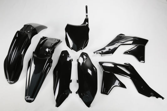 X-fun plastic kit Zwart Kawasaki KX 250F 2013-2016