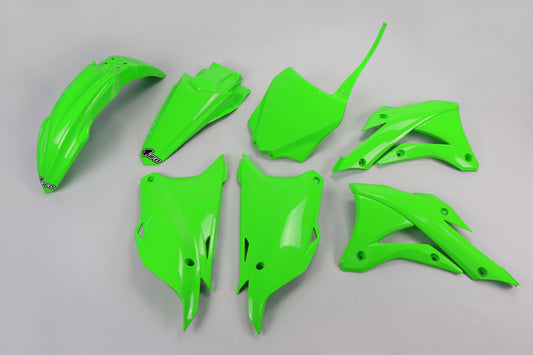 X-Fun plastic kit OEM 2021/Groen Kawasaki KX 85 2014-
