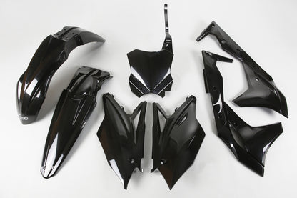 X-fun plastic kit Zwart Kawasaki KX 250F 18-20