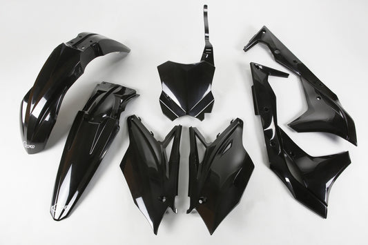 X-fun plastic kit Zwart Kawasaki KX 250F 18-20